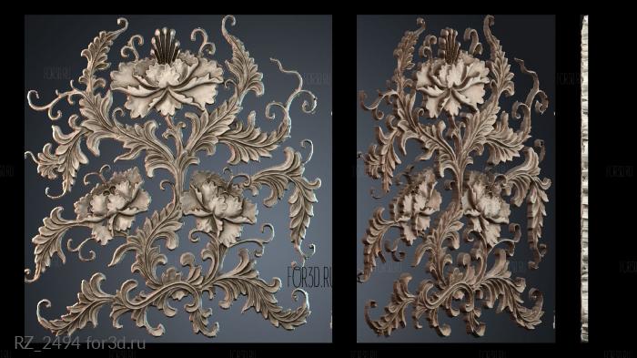 RZ_2494 3d stl модель для ЧПУ