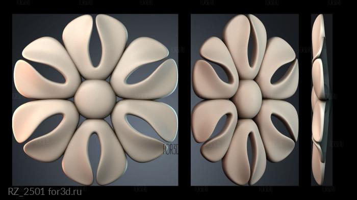 RZ_2501 3d stl for CNC
