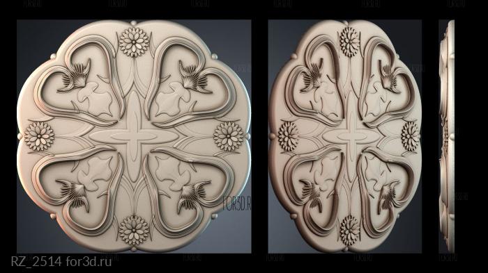 RZ_2514 3d stl for CNC