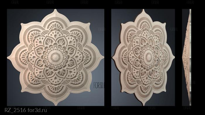 RZ_2516 3d stl for CNC