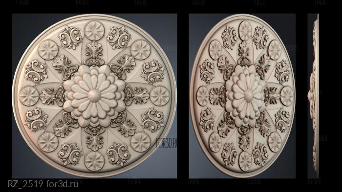 RZ_2519 3d stl модель для ЧПУ
