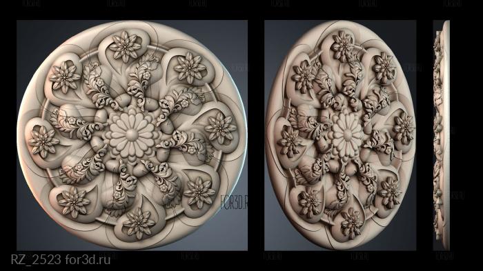 RZ_2523 3d stl for CNC