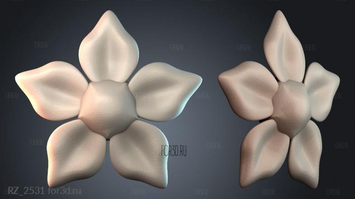 RZ_2531 3d stl for CNC