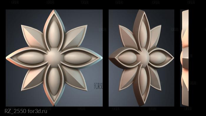 RZ_2550 3d stl for CNC