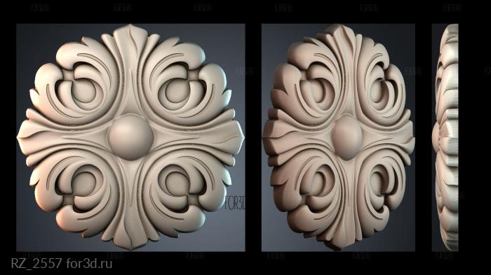 RZ_2557 3d stl модель для ЧПУ