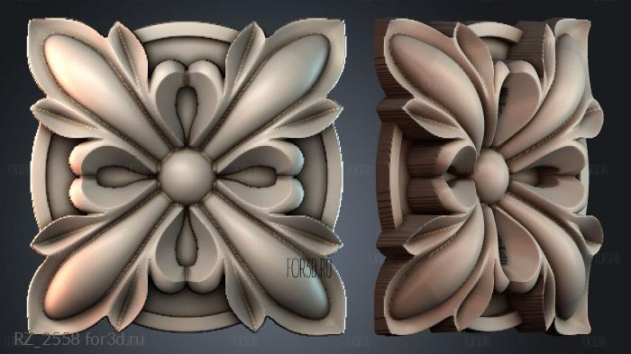 RZ_2558 3d stl модель для ЧПУ