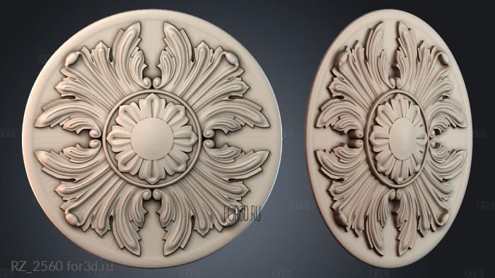 RZ_2560 3d stl for CNC