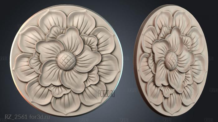 RZ_2561 3d stl for CNC