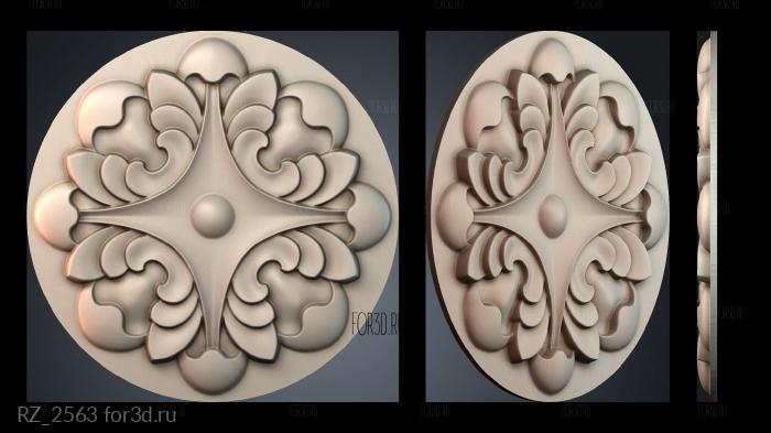 RZ_2563 3d stl for CNC