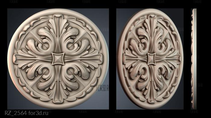 RZ_2564 3d stl модель для ЧПУ