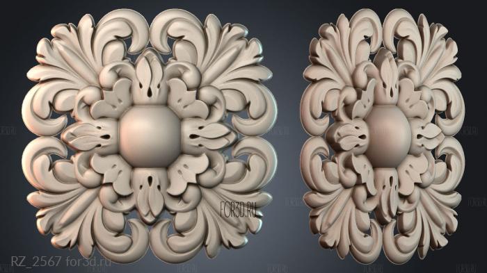 RZ_2567 3d stl for CNC