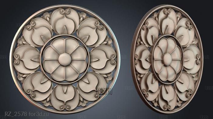 RZ_2578 3d stl модель для ЧПУ