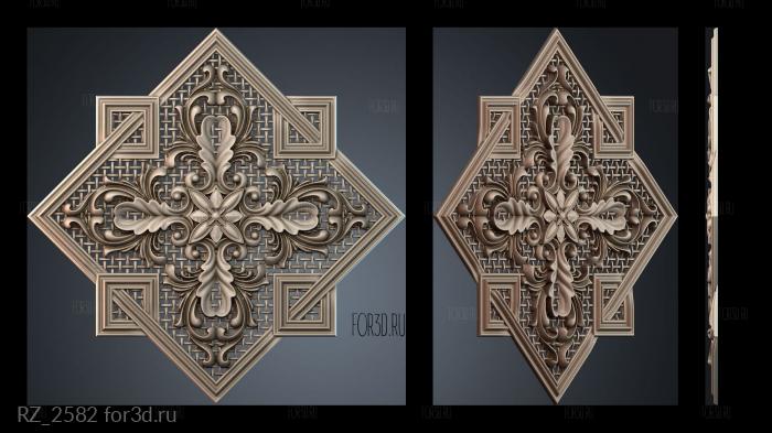 RZ_2582 3d stl модель для ЧПУ