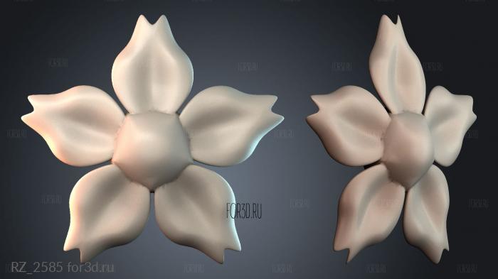 RZ_2585 3d stl for CNC