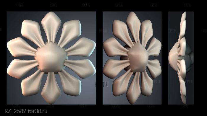 RZ_2587 3d stl for CNC