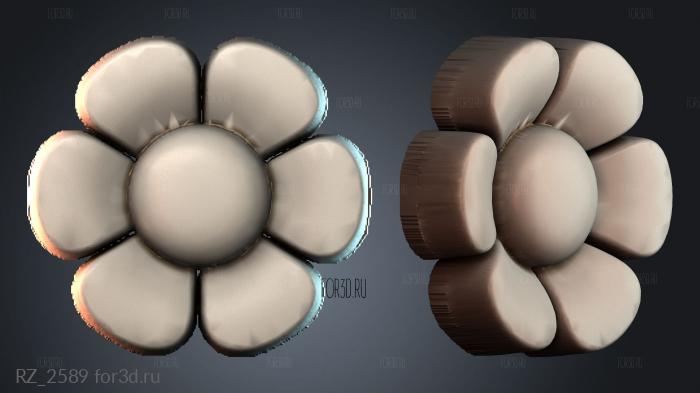 RZ_2589 3d stl for CNC