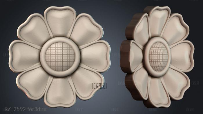 RZ_2592 3d stl for CNC