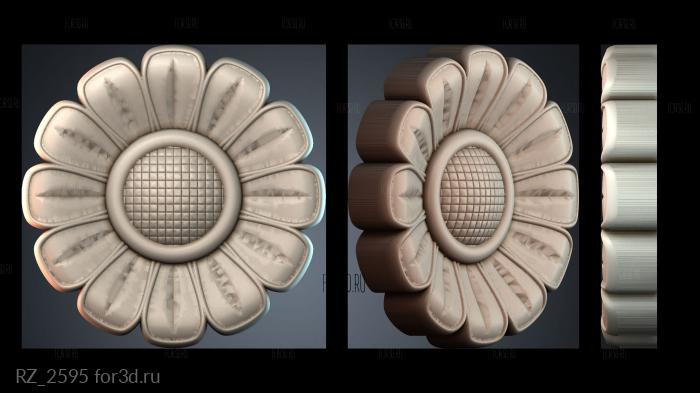 RZ_2595 3d stl модель для ЧПУ