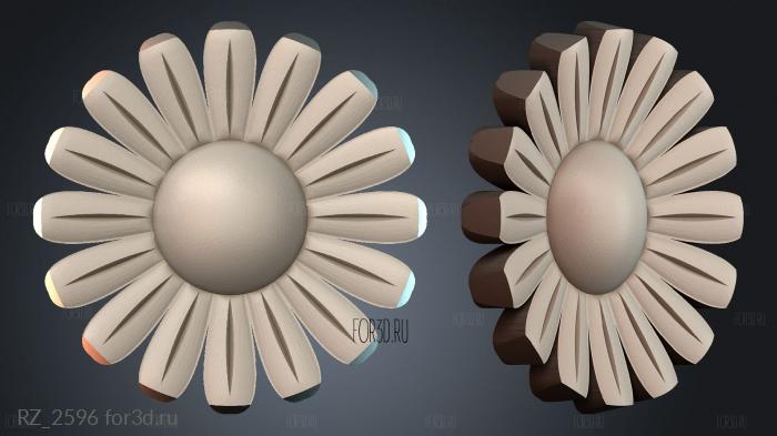 RZ_2596 3d stl for CNC