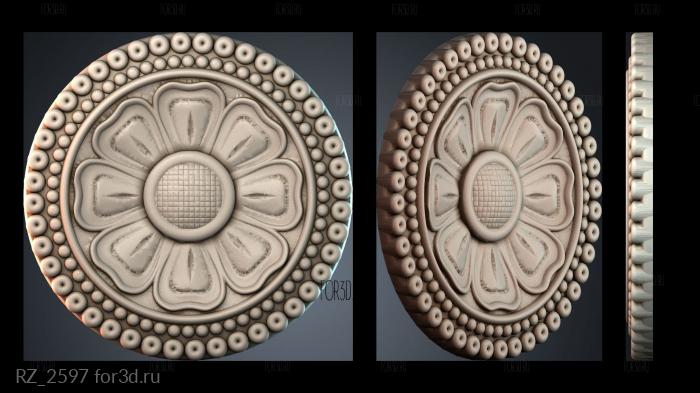 RZ_2597 3d stl модель для ЧПУ