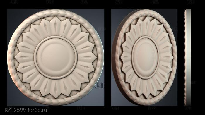 RZ_2599 3d stl for CNC