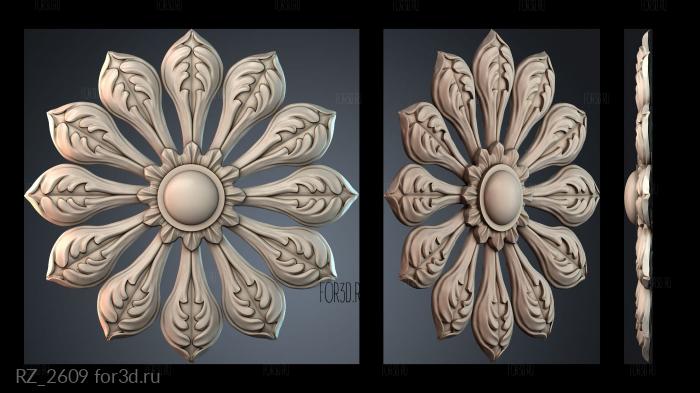 RZ_2609 3d stl for CNC