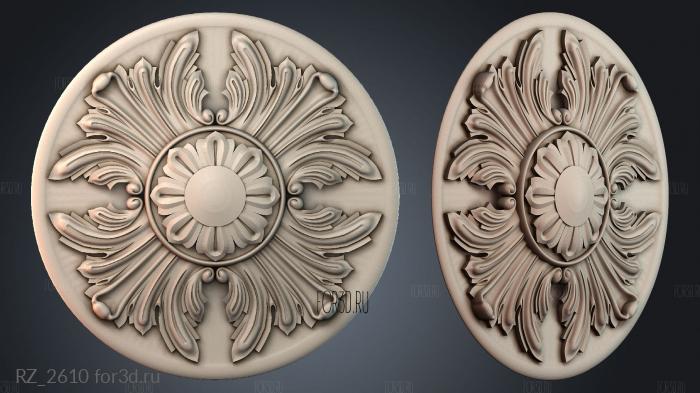 RZ_2610 3d stl for CNC
