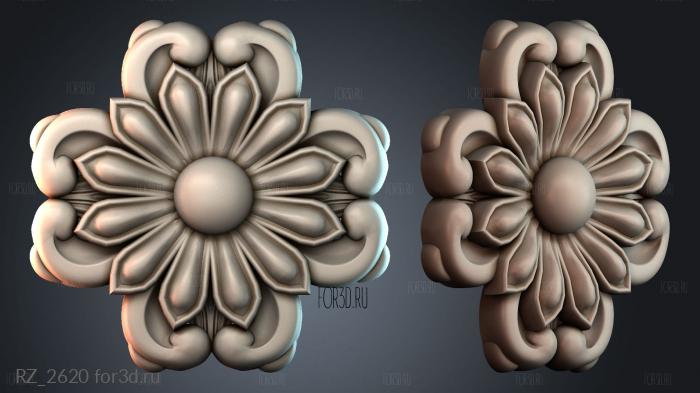 RZ_2620 3d stl модель для ЧПУ