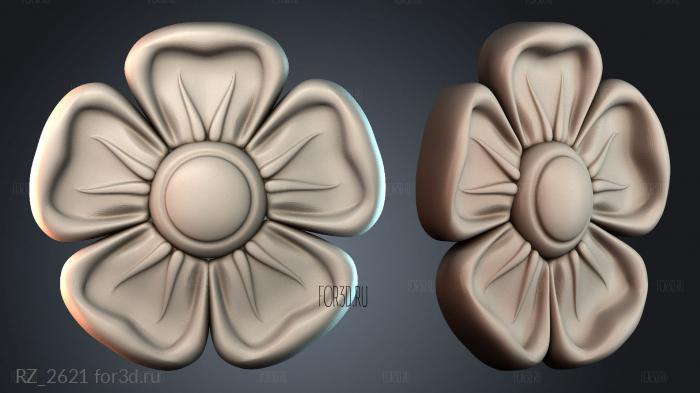 RZ_2621 3d stl for CNC