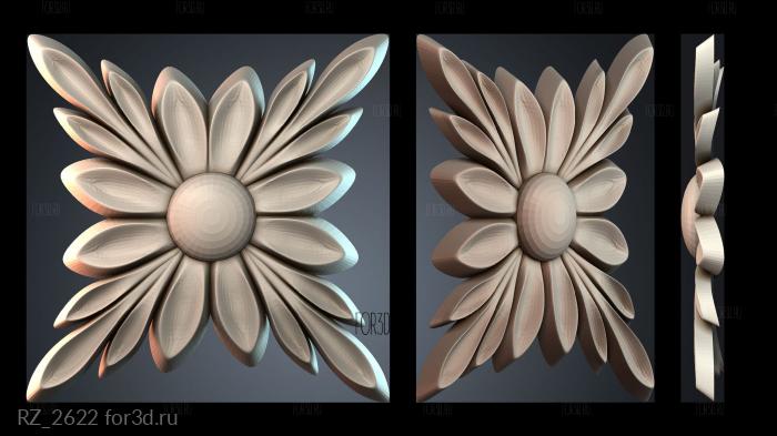 RZ_2622 3d stl for CNC