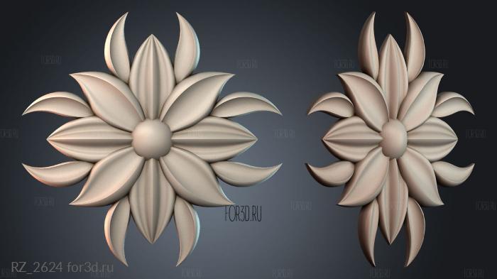 RZ_2624 3d stl модель для ЧПУ