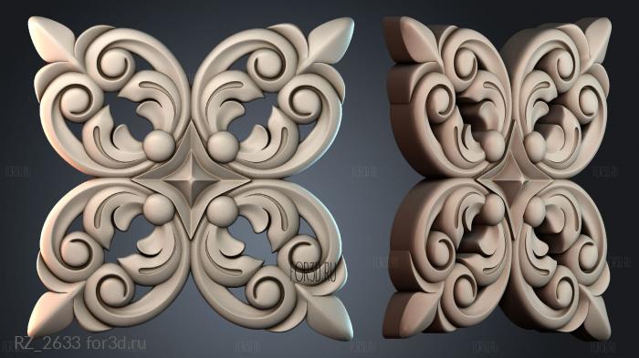 RZ_2633 3d stl модель для ЧПУ