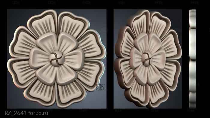RZ_2641 3d stl for CNC
