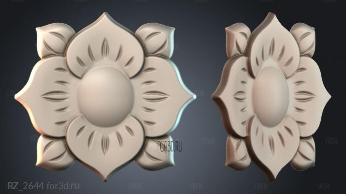 RZ_2644 3d stl for CNC