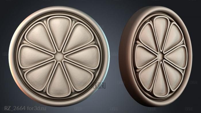 RZ_2664 3d stl for CNC