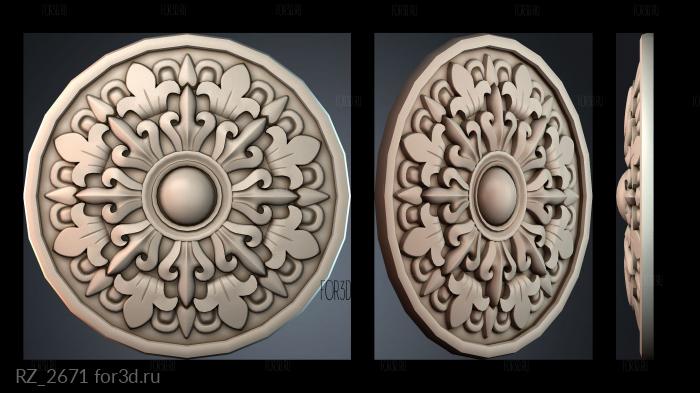 RZ_2671 3d stl for CNC