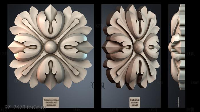 RZ_2678 3d stl модель для ЧПУ