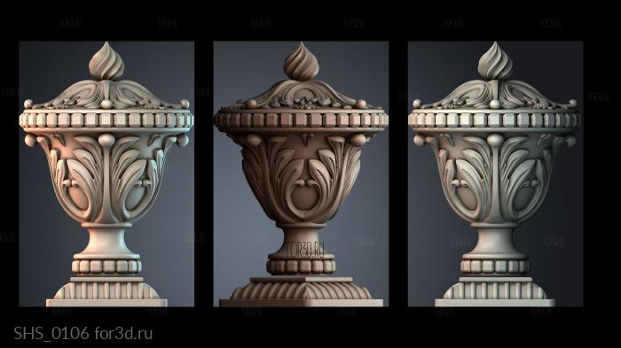 SHS_0106 3d stl for CNC