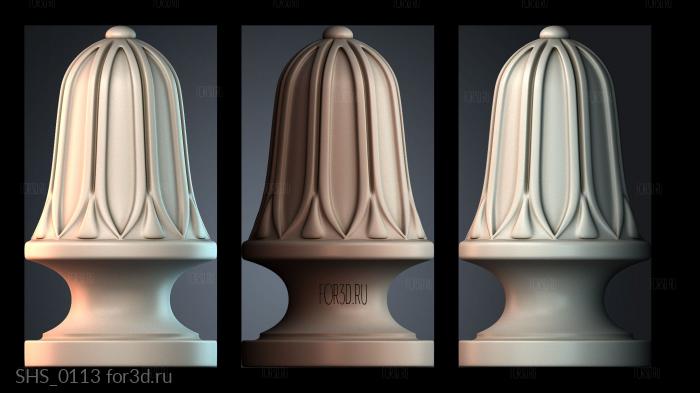 SHS_0113 3d stl for CNC
