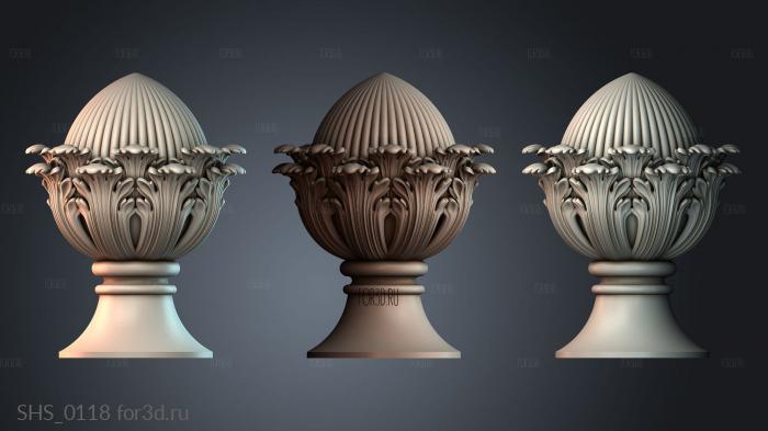 SHS_0118 3d stl for CNC