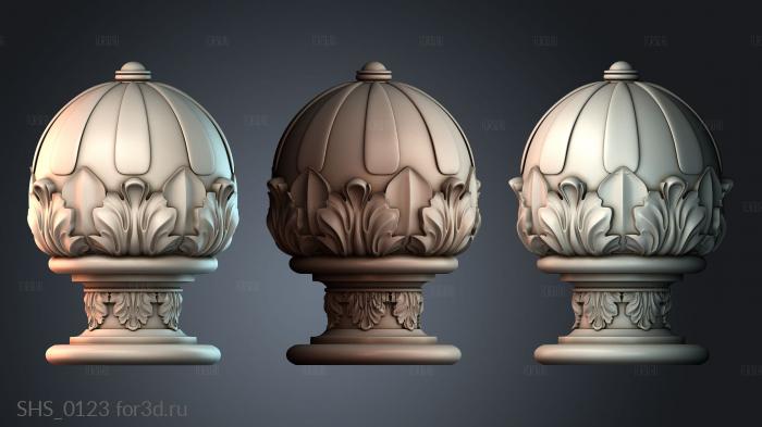 SHS_0123 3d stl for CNC