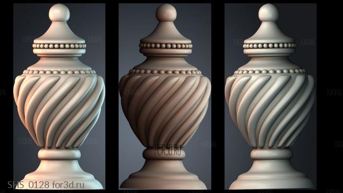 SHS_0128 3d stl for CNC