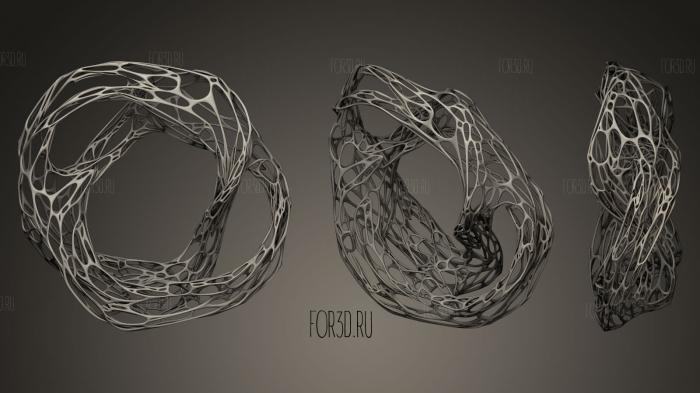 Julia Revolute Voronoi Style 3d stl модель для ЧПУ