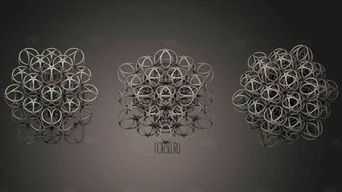 Aether Life Structure stl model for CNC