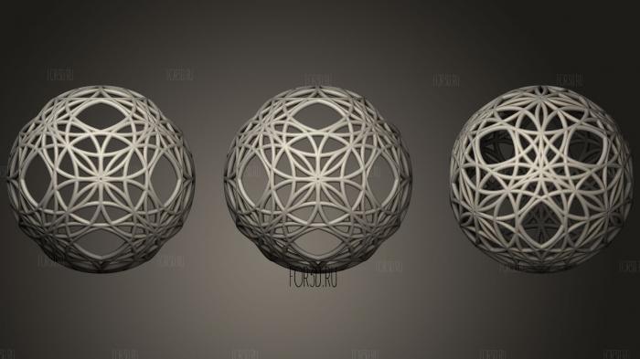 Mind 6 D Evo Sphere 2 stl model for CNC
