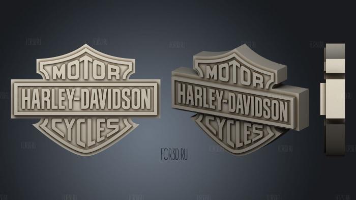 Harley Davidson 3d stl модель для ЧПУ