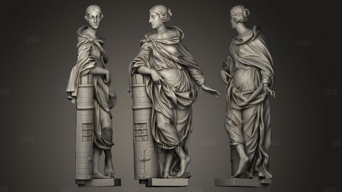Скульптура алтаря из тропы Марианских храмов 3d stl модель для ЧПУ