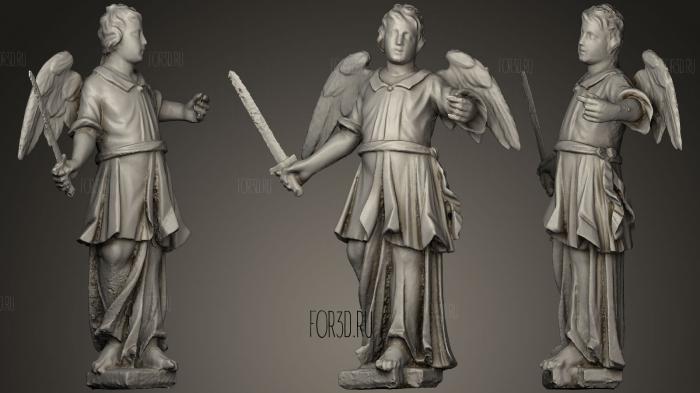 Angels with the attributes of Christs suffering stl model for CNC