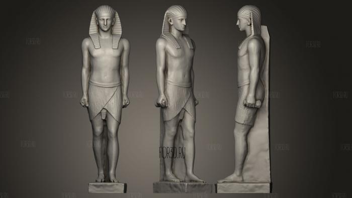 Antinous Osiris from Munich stl model for CNC