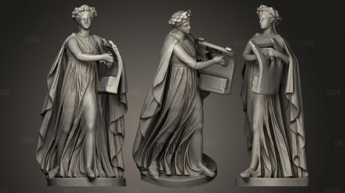 Apollo and the Muses Apollo Citharoedus stl model for CNC